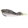 Miniatyrbillede 8 af 8: Kunstig Andeformet Fiske-Agnsmad Livagtig Blød Silikon Lokkemad Svømme-Agnsmad med Krog Sort