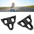 Miniatyrbillede 4 af 8: 1 Par Cykel Mountain Cykel Sko Klamper Pedal Låsning Plade Tilbehør til SPD Landevejscykler Sort