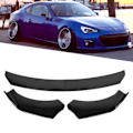 Miniatyrbillede 5 af 8: 4 stk. Forlygte Bumper Lip Splitter Fin Diffuser Cover Beskyttelsessæt Dele Passer til Subaru