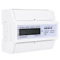Miniatyrbillede 2 af 8: Digital 3-faset 4-tråd 7P DIN-skinne El-måler Elektronisk kWh-måler (30(100)A)