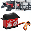 Miniatyrbilde 5 av 8: 26KG Høy dreiemoment metallgir digital servo for 1/8 1/10 robot RC crawler bil båt RB0126MG-W