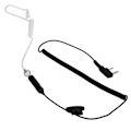 Miniatyrbillede 7 af 8: Walkie Talkie Øretelefon 2-polet K-hoved Headset til KENWOOD TH-F6 / F6A/ D7/ D7A/ D7AG/ D7E/ F7/ F7E/ G71/ G71A