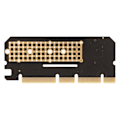 Miniatyrbillede 3 af 8: M.2 NVME SSD til PCIE3.0X16 Adapterkort med Køleplade til PM961 960EVO SM961 SM951 PM951 Support PCIE X4 X8 X16 NVME Adapter