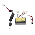 Miniatyrbillede 3 af 8: Børstemotorhastighedsregulator DC12V 250W Hastighedsregulator Modulatorboks til Scooter Go Karts plæneklippere