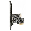 Pikkukuva 4 / 8: PCIE - USB 3.2 -laajennuskortti, musta, 5 Gbps, nopea PCIE X1 - USB3.2 Gen1 TYPE E 20PIN -laajennuskortti pöytäkoneen etupuolelle, Type C PCIE X1 - USB3.2