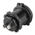 Miniatyrbilde 7 av 8: Billader Dobbel USB-port QC3.0 Hurtiglading med Touch Switch for 12‑24V Båt Motorsykkel ATV RV Grønn LED-indikator