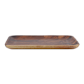 Miniatyrbilde 4 av 8: Trebrett for Sushi - Elegant Serveringsfat for Snacks, Salat og Desserter (25*17*2cm)