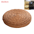 Miniatyrbillede 1 af 8: Rund Halm Pude Yoga Meditation Pude Silke Polstring Gulvmatte