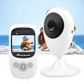 Miniatyrbillede 8 af 8: Trådløs Digital Farve LCD Baby Monitor Kamera Nattesyn Lyd Video 2.4GHz (US 100-240V)