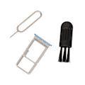 Miniatyrbilde 2 av 8: SIM-kortskuffe i plast, godt tilpasset, lagringsplass for kort, holder for Xiaomi Redmi Note 6 Pro smarttelefon, blå