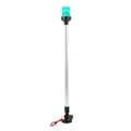 Miniatyrbillede 2 af 8: 22 tommer LED Fold Down Bådsaglys 360 Grader Rundt Navigation Ankerslys med Aluminiumlegeringsbase til Yacht Skibe Grøn