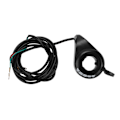 Miniatyrbillede 6 af 8: Tommelfingergashastighedsregulator 24V 36V 48V 60V 72V til elcykler scootere 7/8in styr