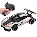 Pikkukuva 2 / 8: 1/16 2.4G Alloy Nopea Drifting Langaton Leikkiauto Kilpa-auto 8003silver