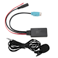 Miniatyrbild 4 av 8: Bluetooth 5.0 AUX-kabeladapter med mikrofon Passar för Alpine KCE‑236B CDA‑9852/E CDE‑9887/R