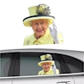 Miniatyrbillede 1 af 8: Dronning Bilsticker Vindue Dekal Vandtæt PVC Dronningens Jubilæum 2022 Dekorationer Bilsticker Union Jack Dekor