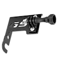 Pikkukuva 4 / 8: Action Camera Mount Data Recorder Bracket -pidike moottoripyörän muunnossarja R1200 GS LC ADV14-18 -malliin, musta
