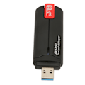 Pikkukuva 6 / 8: USB WiFi-sovitin 1800Mbps Vakaa signaali USB3.0 MU MIMO -teknologia WIFI6 Langaton Internet-kortti Koti- ja toimistokäyttöön