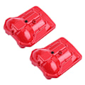 Pikkukuva 4 / 8: Metal Axle Housing Cover Traxxas TRX4 1/10 RC Crawler -autolle (Etu- ja Takakardaanit) (Punainen)