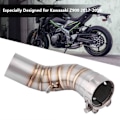 Miniatyrbillede 6 af 8: Motorcykel komplet udstødningssystem Mellemrørsforbindelse til Kawasaki Z900 2017-2018