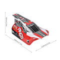 Pikkukuva 7 / 8: Vakio 1/16 mittakaavan Off Road -koria RC-autolle REMO (Punainen D5602)