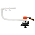 Miniatyrbillede 5 af 8: Agnspumpe 12V 350GPH Maksimal Flow Bærbar Bådtank Fiskesparer Aerator til Enhver Beholder