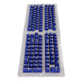Miniatyrbilde 7 av 8: 132 PBT Tastaturhetter OEM Høyde Sekundær Injeksjonsstøping DIY Kombinasjon Matte Tastaturhetter for Mekanisk Tastatur Blå Gule Bokstaver