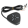 Miniatyrbilde 6 av 8: Strømbryter for stasjonær datamaskin, dobbel strømbryter, datamaskinbryterknapp for stasjonære datamaskiner, 2 USB