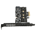 Pikkukuva 7 / 8: PCIE - SATA -laajennuskortti 6Gbps PCIE - SATA3.0 M2 NGFF -laajennuskorttisovitin WinXP:lle Win7 8 10 11:lle Linuxille M2 SATA -nousukortti