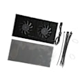 Miniatyrbild 4 av 8: GPU Bakplåtskylare Aluminiumlegering Snabb Kylfläns 4 Pin Bakplans Minneskylare för RTX3090 3080 3070