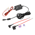 Miniatyrbillede 3 af 8: Dash Cam Hardwire Kit 12V-30V til 5V USB-adapter Lavspændingsbeskyttelse Dash Camera Oplader til Spejl Kamera GPS Navigator Radar Detektor