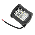 Miniatyrbillede 6 af 8: 4in 12LED Pod Light 36W Firkantet Flood Arbejdslys 6000K Off Road Lys Universal til biler