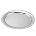 Miniatyrbilde 3 av 8: Multifunksjonell liten oval serveringsfat i rustfritt stål til kjøkkenbruk