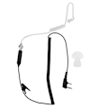 Miniatyrbillede 1 af 8: Walkie Talkie Øretelefon 2-polet K-hoved Headset til KENWOOD TH-F6 / F6A/ D7/ D7A/ D7AG/ D7E/ F7/ F7E/ G71/ G71A