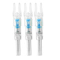 Miniatyrbillede 1 af 8: 6,2 mm Letvægts Arrow LED Lyste Nock med Automatisk Knock Bueskydning Pile Tilbehør Blå