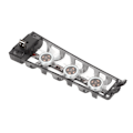Miniatyrbild 8 av 8: Spelkonsol USB-kylfläkt Värmeavledning 3 Mini Fläktar USB-driven Automatisk Spelkonsol Turbo Kylfläkt för PS5