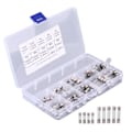 Miniatyrbillede 4 af 8: 100 stk 5*20mm 6*30mm Sorteringspakning af Bilglassikringer 0,2A 0,5A 1A 2A 3A 5A 10A 15A 20A 30A