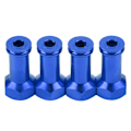 Miniatyrbilde 2 av 8: Forlengelseskobling 24 mm lengre kombinasjonsadapter for Traxxas Slash 1/16 RC-bil (Mørk blå)