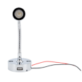 Miniatyrbillede 4 af 8: Læselampe til autocamper LED Krom Sengelampe indendørs Båd Yacht USB 3 Justerbar lysfarve Touch Lampe DC12 til 24V