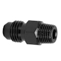 Miniatyrbillede 4 af 8: Brændstofrør lige adapter 4 AN til 1/8 NPT slangerør 6061‑T6 aluminium sort anodiseret