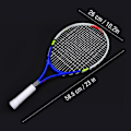 Miniatyrbilde 4 av 8: Slitesterk Tennisracket for Barn, Enkelt Streng (Blå)