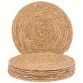 Vävda bordstabletter – runda halkfria bordstabletter Kompatibel med matbord 8pcs/pack
