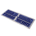 Miniatyrbilde 5 av 8: 132 PBT Tastaturhetter OEM Høyde Sekundær Injeksjonsstøping DIY Kombinasjon Matte Tastaturhetter for Mekanisk Tastatur Blå Gule Bokstaver