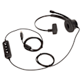 Miniatyrbild 4 av 8: USB-headset för affärer med ENC-brusreducering, ensidig, trådbunden, PC-hörlurar med volymjustering för högtalare och mikrofonavstängning