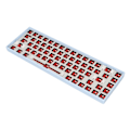 Miniatyrbild 2 av 8: 68-tangenters Mekaniskt Tangentbord DIY-kit med RGB 5V DC-stöd Trådlöst 2.4G Typ C Trådbundet Bluetooth 3.0 5.0 Hot Swap Tangentbord för IOS Blå