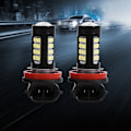 Miniatyrbilde 8 av 8: 2x H11/H8 42 SMD LED Hvit 2835 Canbus Feilfri Frontlys Tåkelys Pære