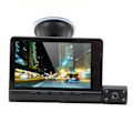 Miniatyrbild 7 av 8: 3-kanals Dash Cam 1080P Fram Bak Inside Driving Recorder 170 graders vidvinkel loop inspelning G Sensor Pekskärmskamera