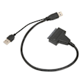 Miniatyrbild 8 av 8: USB 3.0 till SATA-adapterkabel 5 Gbps överföring LED-indikator automatisk viloläge SATA III hårddiskanslutning