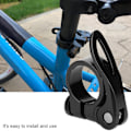 Miniatyrbillede 7 af 8: Vejscykel Mountain Terrain Cykel Aluminium Legering Sadelpind Sadelpind Klemme Hurtigudløsning Sort