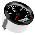 Miniatyrbilde 4 av 8: 85 mm spiss båtturteller LCD Digital 4000 RPM med rød bakgrunnsbelysning IP67 Vanntett 12V/24V Svart Skive Svart Kappe
