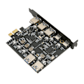 Pikkukuva 4 / 8: PCI E - USB laajennuskortti 7 porttia 5Gbps USB PCI Express -kortti 2 takana olevalla USB 3.0 -portilla Windows Xp:lle OS X:lle Linuxille
